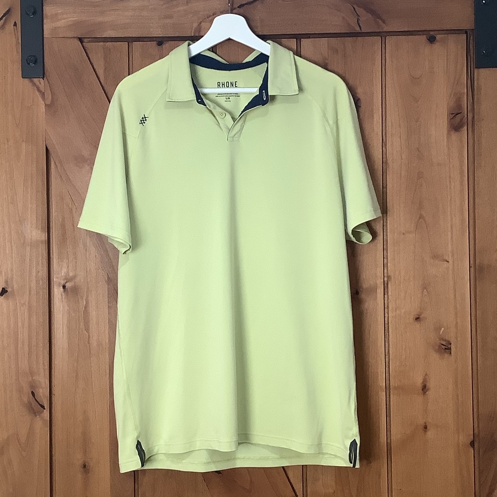 Rhone performance work out golf polo shirt Large